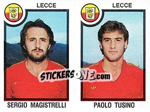 Figurina Sergio Magistrelli / Paolo Tusino - Calciatori 1982-1983 - Panini