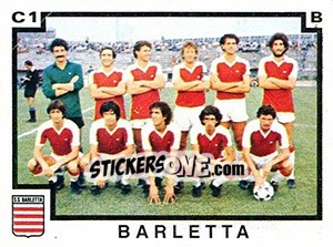 Figurina Squadra Barletta - Calciatori 1982-1983 - Panini