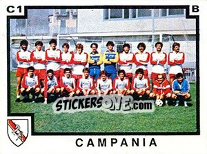 Sticker Squadra Campania