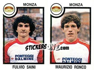 Figurina Fulvio Saini / Maurizio Ronco - Calciatori 1982-1983 - Panini