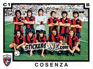 Sticker Squadra Cosenza - Calciatori 1982-1983 n. 498 - Panini