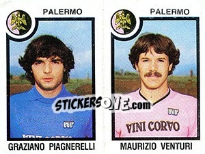 Sticker Graziano Piagnerelli / Maurizio Venturi - Calciatori 1982-1983 n. 501 - Panini
