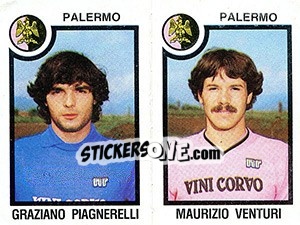 Figurina Graziano Piagnerelli / Maurizio Venturi - Calciatori 1982-1983 - Panini