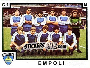Figurina Squadra Empoli - Calciatori 1982-1983 - Panini