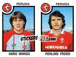 Cromo Dario Marigo / Pierluigi Frosio - Calciatori 1982-1983 - Panini