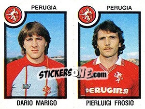 Sticker Dario Marigo / Pierluigi Frosio - Calciatori 1982-1983 n. 512 - Panini