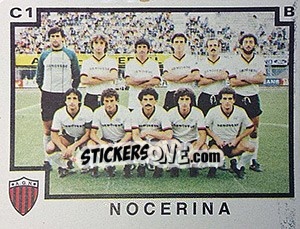 Figurina Squadra Nocerina - Calciatori 1982-1983 - Panini