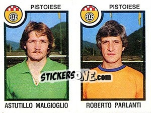 Sticker Astutillo Malgioglio / Roberto Parlanti - Calciatori 1982-1983 n. 523 - Panini