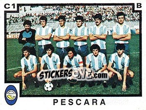 Sticker Squadra Pescara