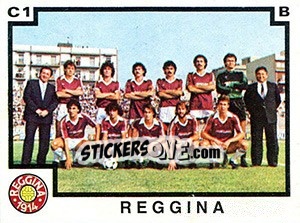 Figurina Squadra Reggina - Calciatori 1982-1983 - Panini