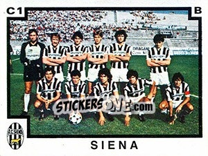 Figurina Squadra Siena - Calciatori 1982-1983 - Panini