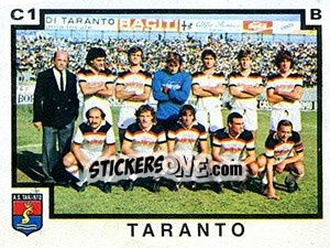 Sticker Squadra Taranto - Calciatori 1982-1983 n. 553 - Panini