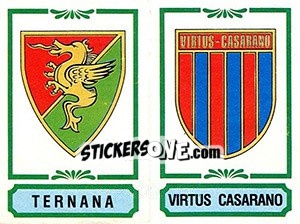 Sticker Scudetto Ternana / Virtus Casarano - Calciatori 1982-1983 n. 562 - Panini
