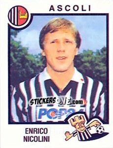 Cromo Enrico Nicolini - Calciatori 1982-1983 n. 7 - Panini