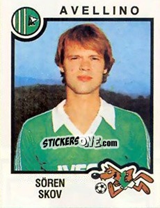 Figurina Sören Skov - Calciatori 1982-1983 - Panini
