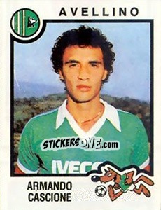 Sticker Armando Cascione - Calciatori 1982-1983 - Panini