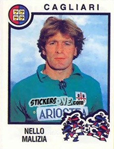 Sticker Nello Malizia - Calciatori 1982-1983 - Panini