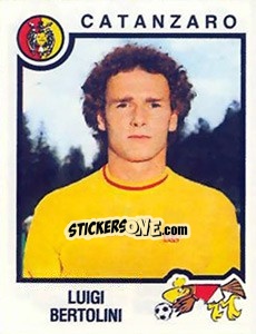 Sticker Luigi Bertolini - Calciatori 1982-1983 - Panini