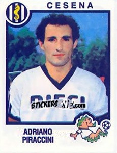 Sticker Adriano Piraccini - Calciatori 1982-1983 n. 81 - Panini