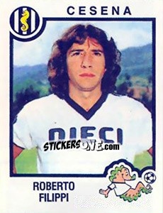 Sticker Roberto Filippi - Calciatori 1982-1983 - Panini