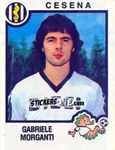 Sticker Gabriele Morganti - Calciatori 1982-1983 n. 92 - Panini