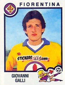 Figurina Giovanni Galli - Calciatori 1982-1983 - Panini