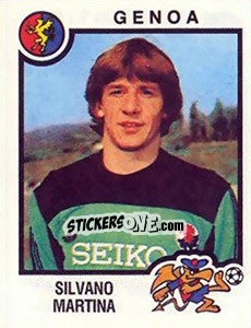Sticker Silvano Martina - Calciatori 1982-1983 - Panini