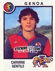 Figurina Carmine Gentile - Calciatori 1982-1983 - Panini