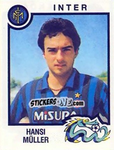 Sticker Hansi Müller - Calciatori 1982-1983 n. 141 - Panini