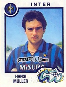 Figurina Hansi Müller - Calciatori 1982-1983 - Panini