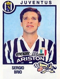 Sticker Sergio Brio - Calciatori 1982-1983 - Panini