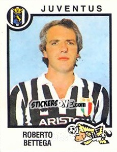 Sticker Roberto Bettega - Calciatori 1982-1983 - Panini