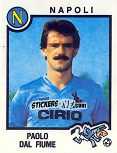 Sticker Paolo Dal Fiume - Calciatori 1982-1983 - Panini