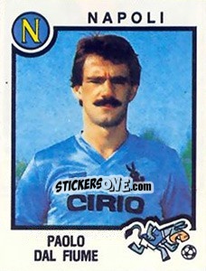 Figurina Paolo Dal Fiume - Calciatori 1982-1983 - Panini