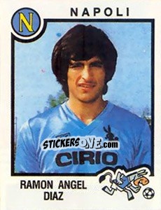 Sticker Ramon Angel Diaz - Calciatori 1982-1983 - Panini