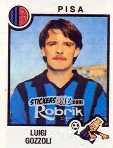 Cromo Luigi Gozzoli - Calciatori 1982-1983 - Panini