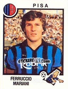 Sticker Ferruccio Mariani - Calciatori 1982-1983 n. 207 - Panini