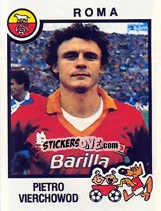Sticker Pietro Vierchowod - Calciatori 1982-1983 n. 215 - Panini