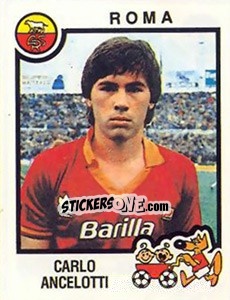 Sticker Carlo Ancelotti - Calciatori 1982-1983 - Panini