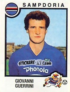 Sticker Giovanni Guerrini - Calciatori 1982-1983 n. 231 - Panini
