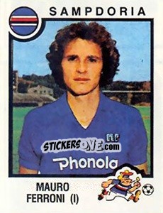 Cromo Mauro Ferroni - Calciatori 1982-1983 - Panini