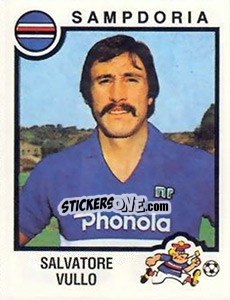 Cromo Salvatore Vullo - Calciatori 1982-1983 - Panini