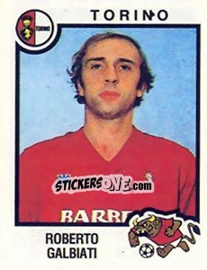 Cromo Roberto Galbiati - Calciatori 1982-1983 - Panini