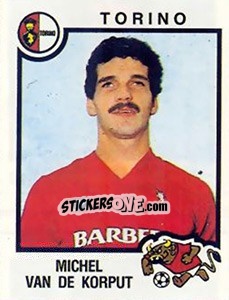 Figurina Michel Van De Korput - Calciatori 1982-1983 - Panini