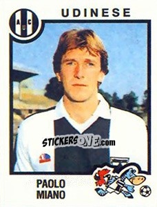 Sticker Paolo Miano - Calciatori 1982-1983 - Panini