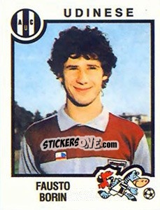 Sticker Fausto Borin - Calciatori 1982-1983 - Panini