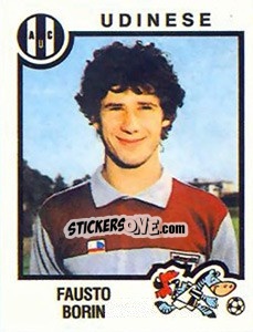 Figurina Fausto Borin - Calciatori 1982-1983 - Panini