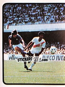 Sticker Italia - Perú 1-1 - Calciatori 1982-1983 n. 292 - Panini
