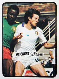 Sticker Italia - Camerun 1-1 - Calciatori 1982-1983 - Panini