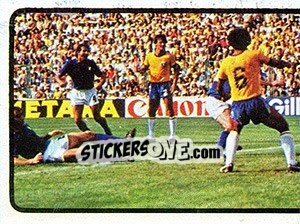 Sticker Italia - Brasile 3-2